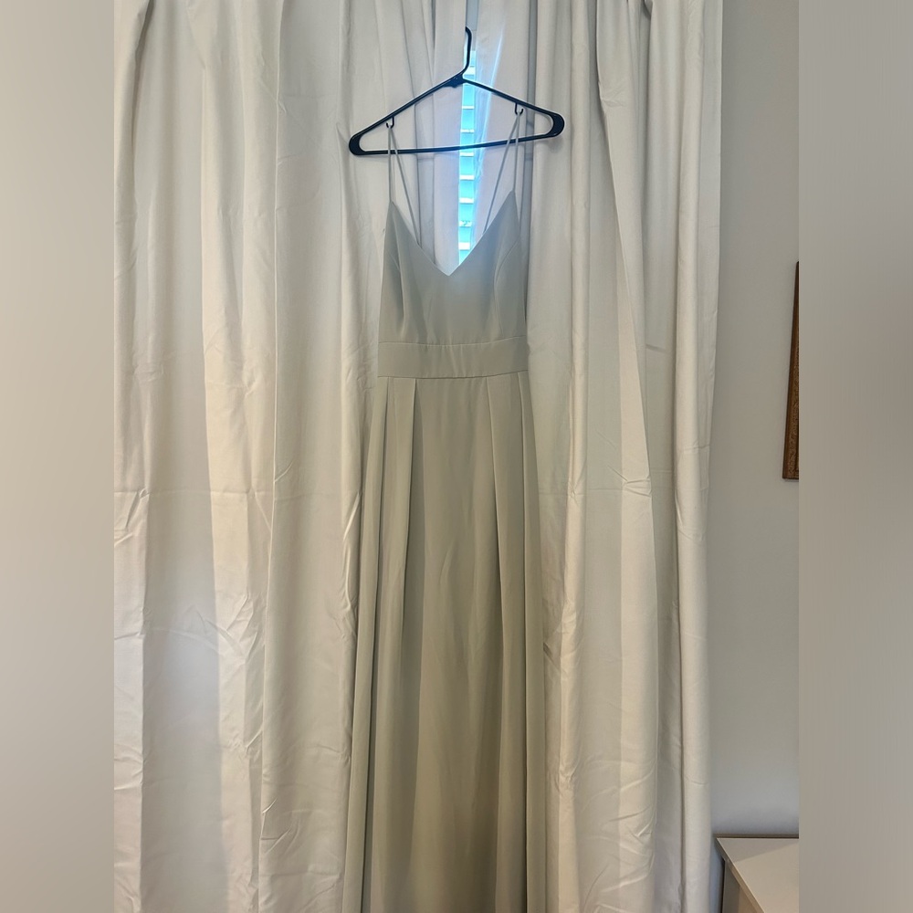 Bella Bridesmaids After Six Light Green dress